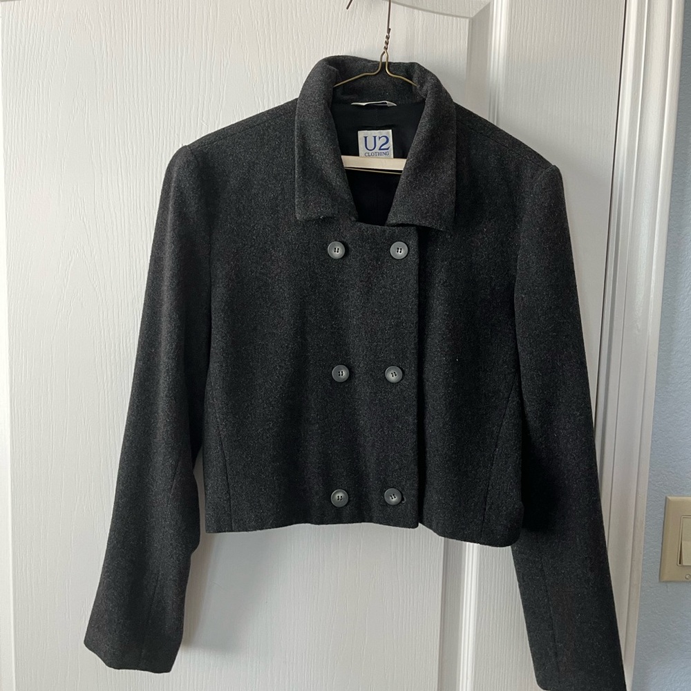 U2 clothing fabric from Italy cropped jacket